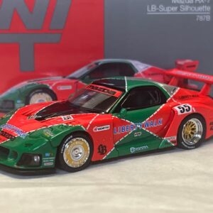 Mazda RX7 LB-super silhouette déco 787B Le Mans MiniGt 1/64°