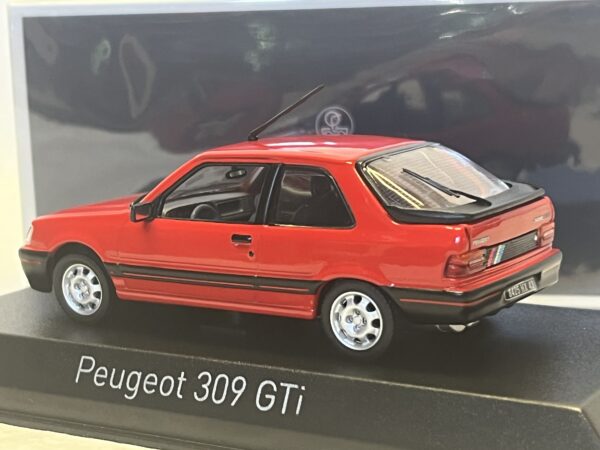 Miniature NOREV Peugeot 309 GTI 1987 – Noire – Échelle 1/43 – Boîte D'origine