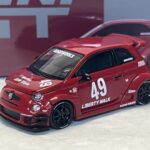 Fiat 595 Abarth LB-Works X Abas 2024 MiniGt 1/64°