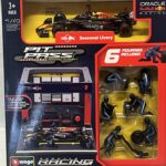 F1 Red Bull RB19 N°1 Verstappen 2024 avec pit stop et mécaniciens 1/43° Burago