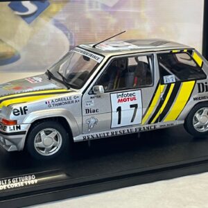 Renault 5 GT Turbo Oreille Tour de Corse 1989 Solido 1/18°