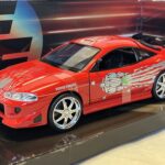Mitsubishi Eclipse rouge Fast and Furious Jadatoys 1/24°