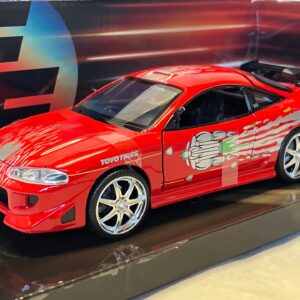 Mitsubishi Eclipse rouge Fast and Furious Jadatoys 1/24°
