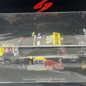 Alpine A110 Rallye du Mont Blanc Loeb Bardhall Spark 1/18