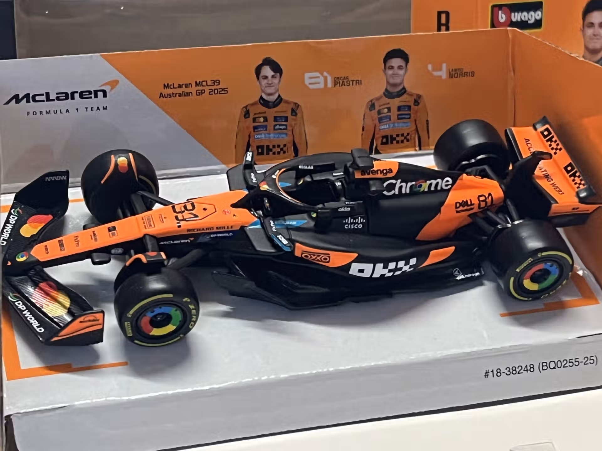McLaren F1 MCL39 Piastri 2025 Burago 1/43