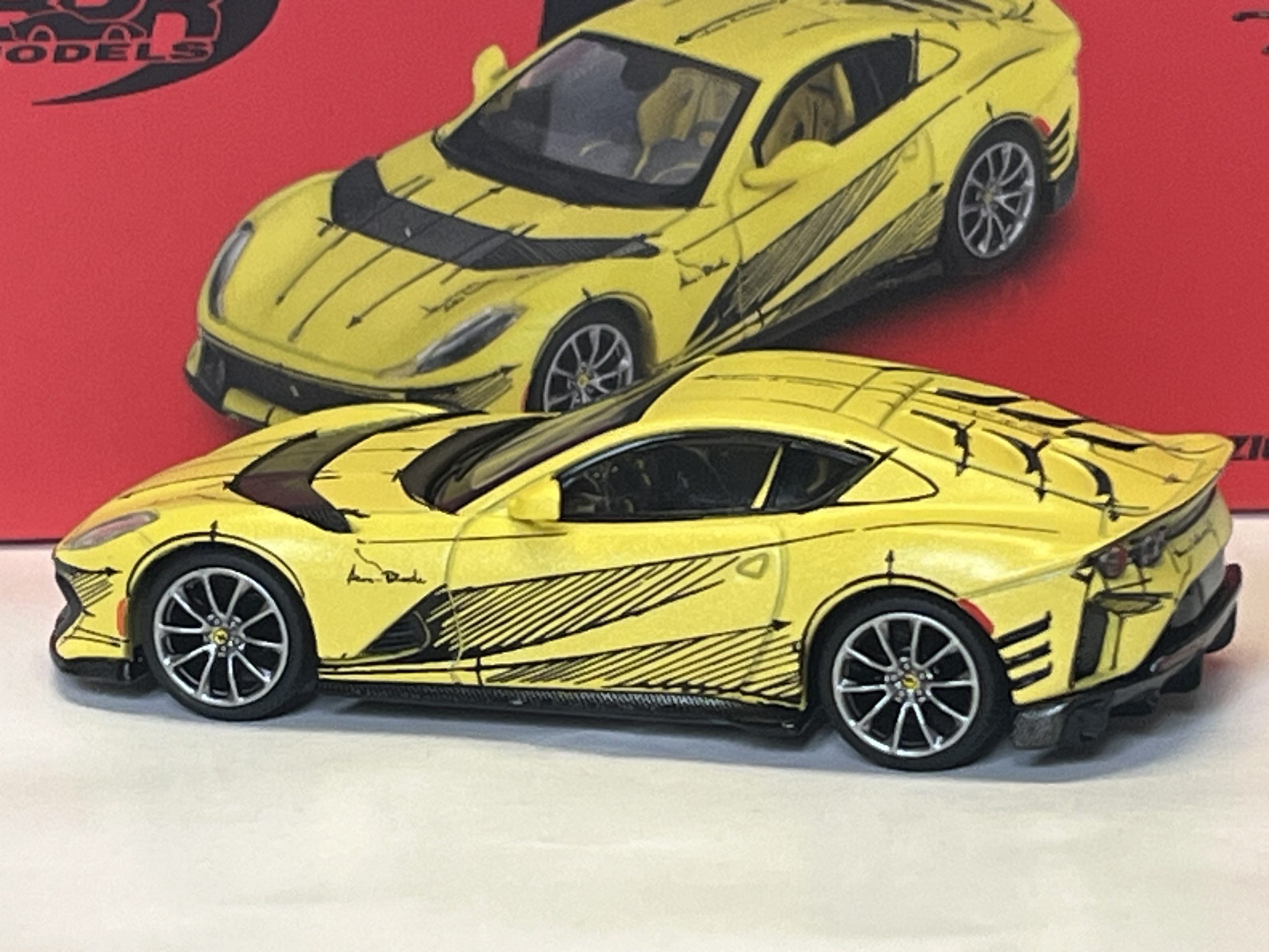 Ferrari 812 competizione BBR 1/64° – Image 2