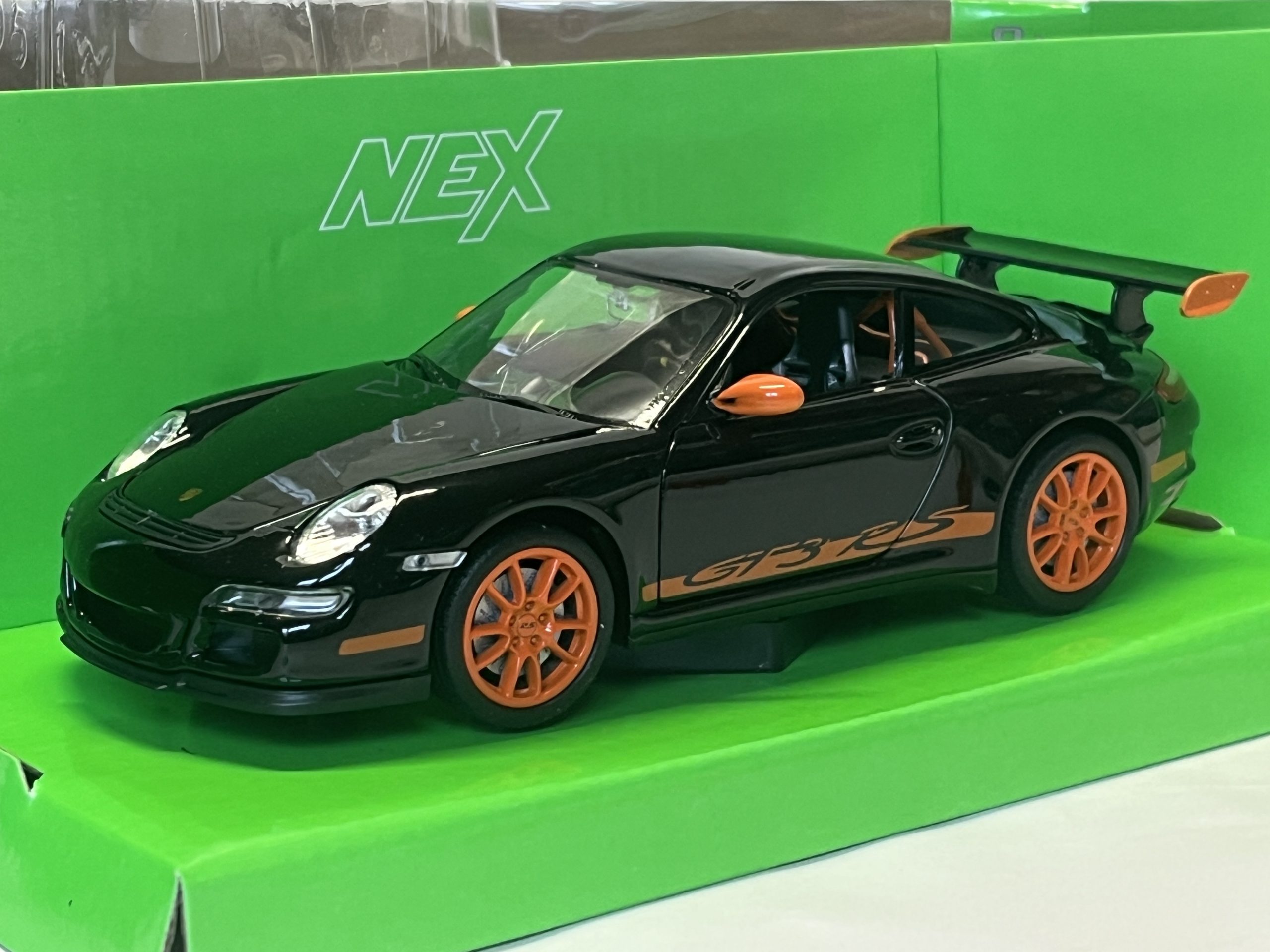Porsche 911 GT3 RS noire Welly 1/24°