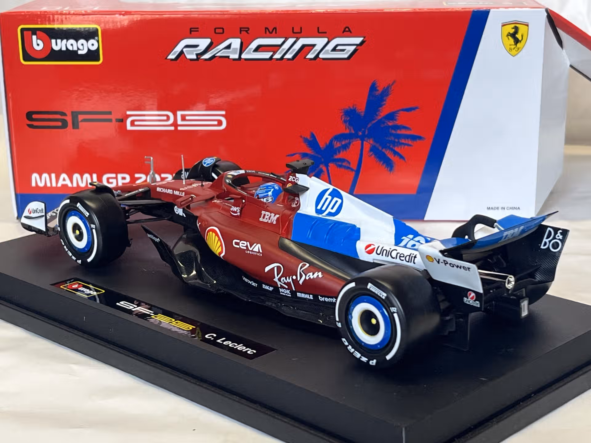 Ferrari F1 SF-25 C.Leclerc 2025 1/18 Burago – Image 2