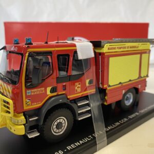 Camion Renault D14 Gallin CCR  Pompiers BMPM Alerte 1/43°