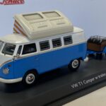 Volkswagen Combi T1 Westfalia avec remorque Schuco 1/43°