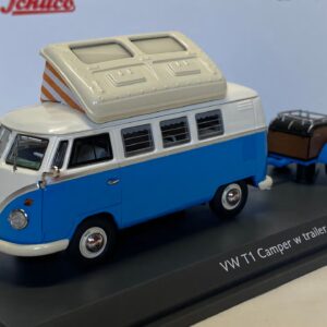 Volkswagen Combi T1 Westfalia avec remorque Schuco 1/43°