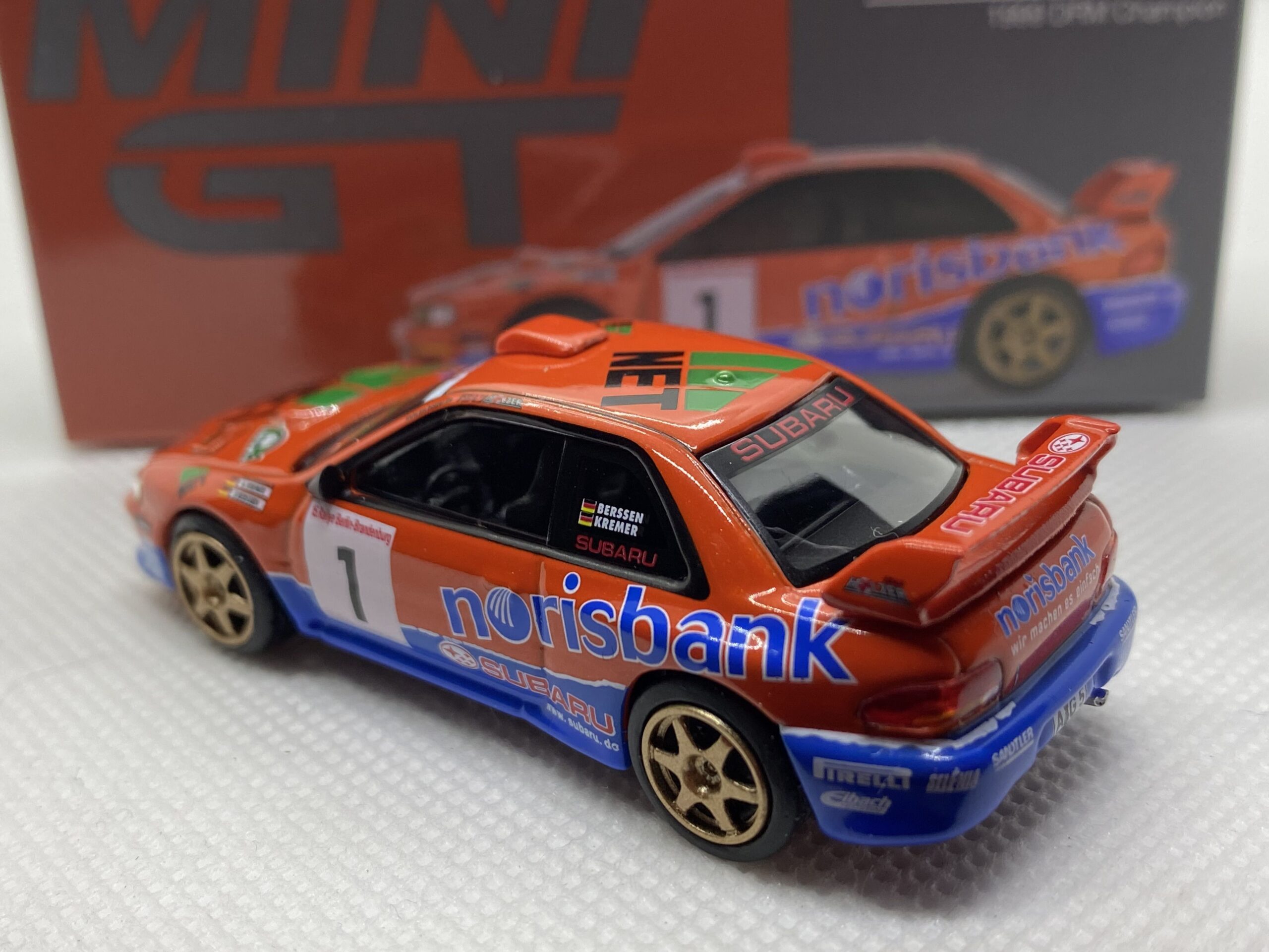 Subaru Impreza WRC N°1 - 1er DRM 1999 - MiniGt 1/64° – Image 2