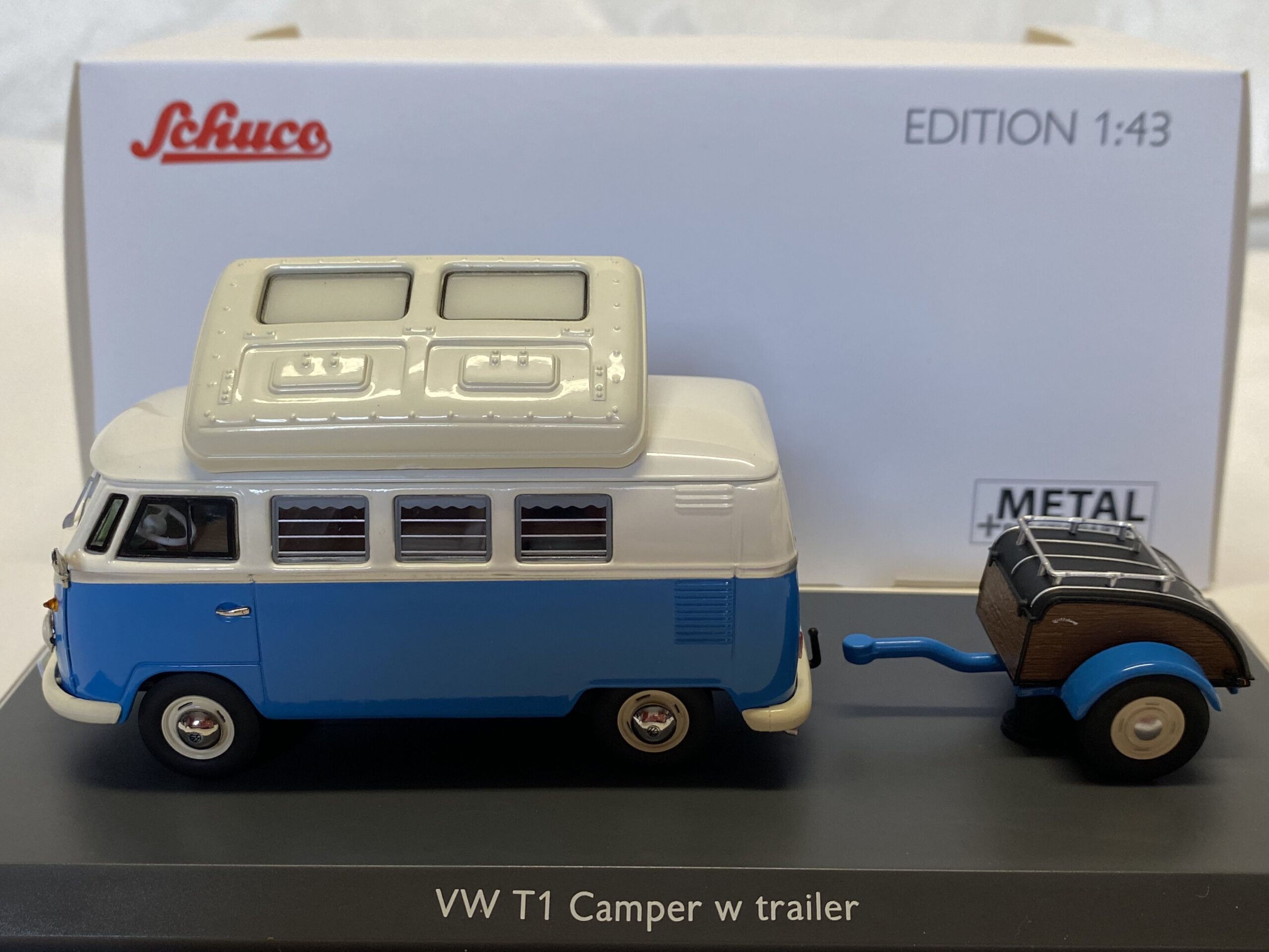 Volkswagen Combi T1 Westfalia avec remorque Schuco 1/43° – Image 3