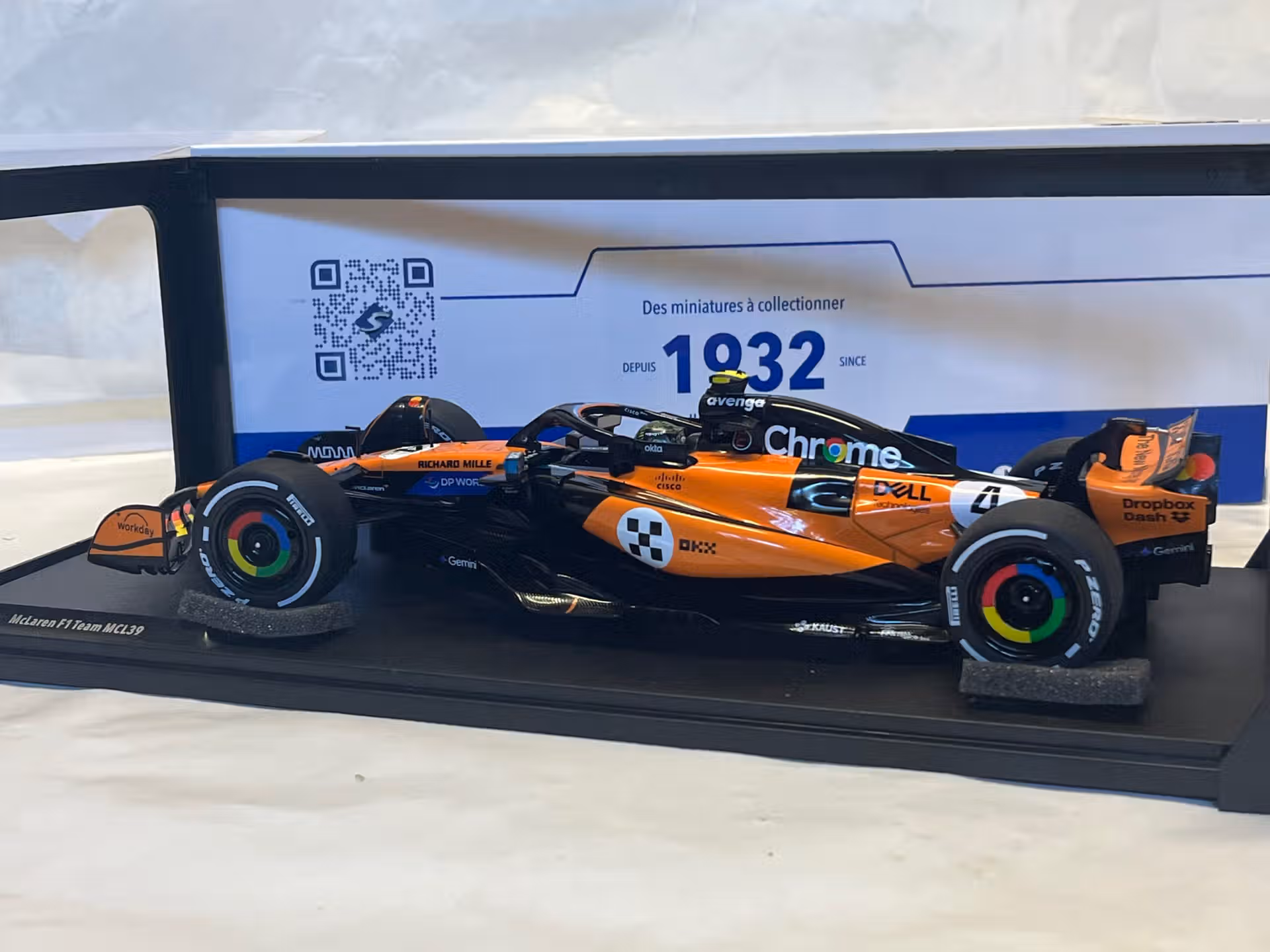 McLaren MCL39 F1 Norris Monaco 2025 Solido 1/18° – Image 2
