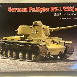 Maquette Char PZ.KPFW KV-1 allemand Trumpeter 1/72°