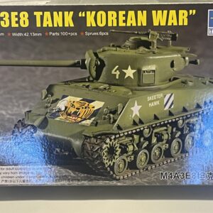 Maquette Char M4 A3 E8 T80 Trumpeter 1/72°