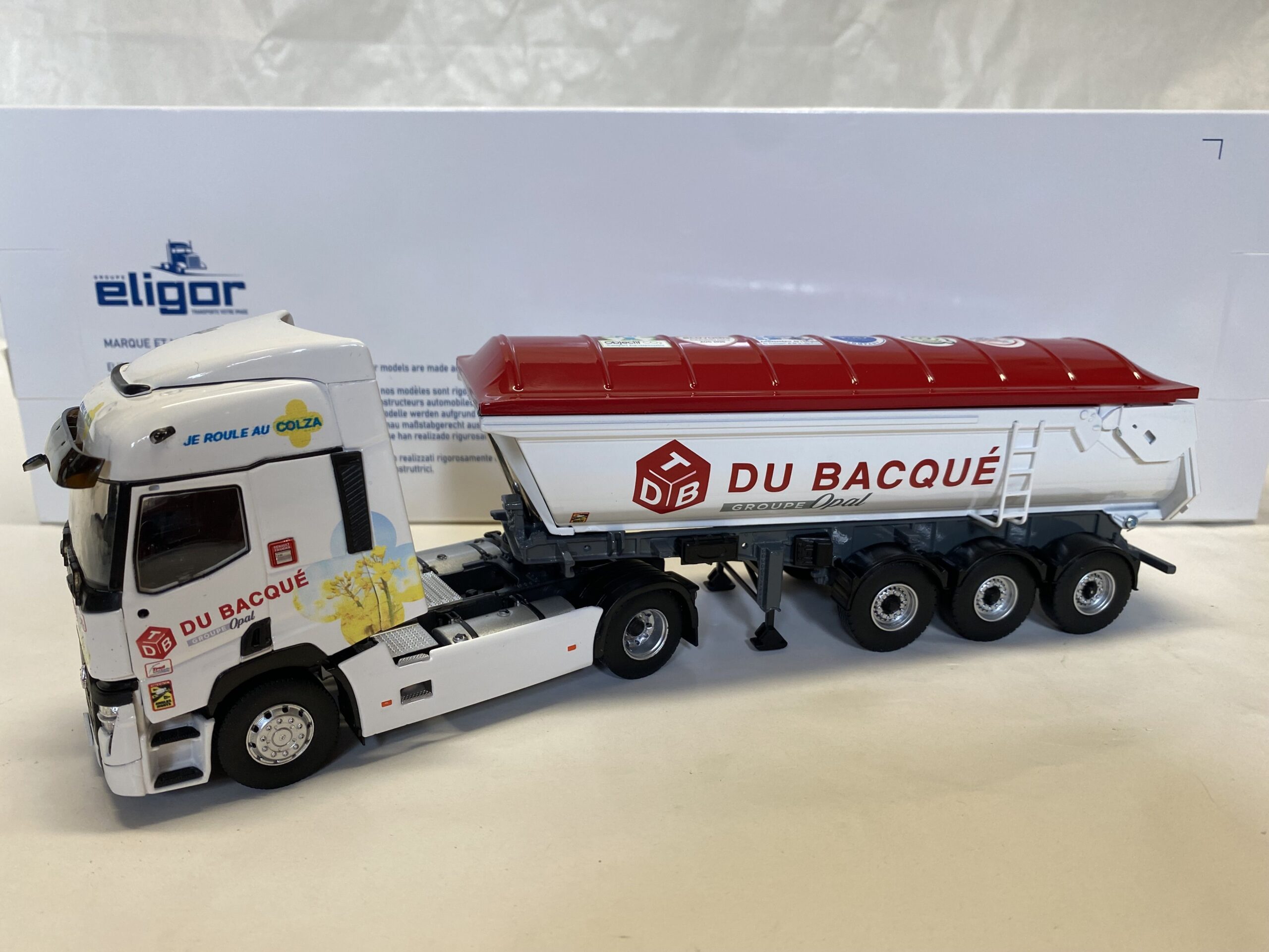 Renault T480 - benne / TP du Bacqué - Eligor 1/43° – Image 2