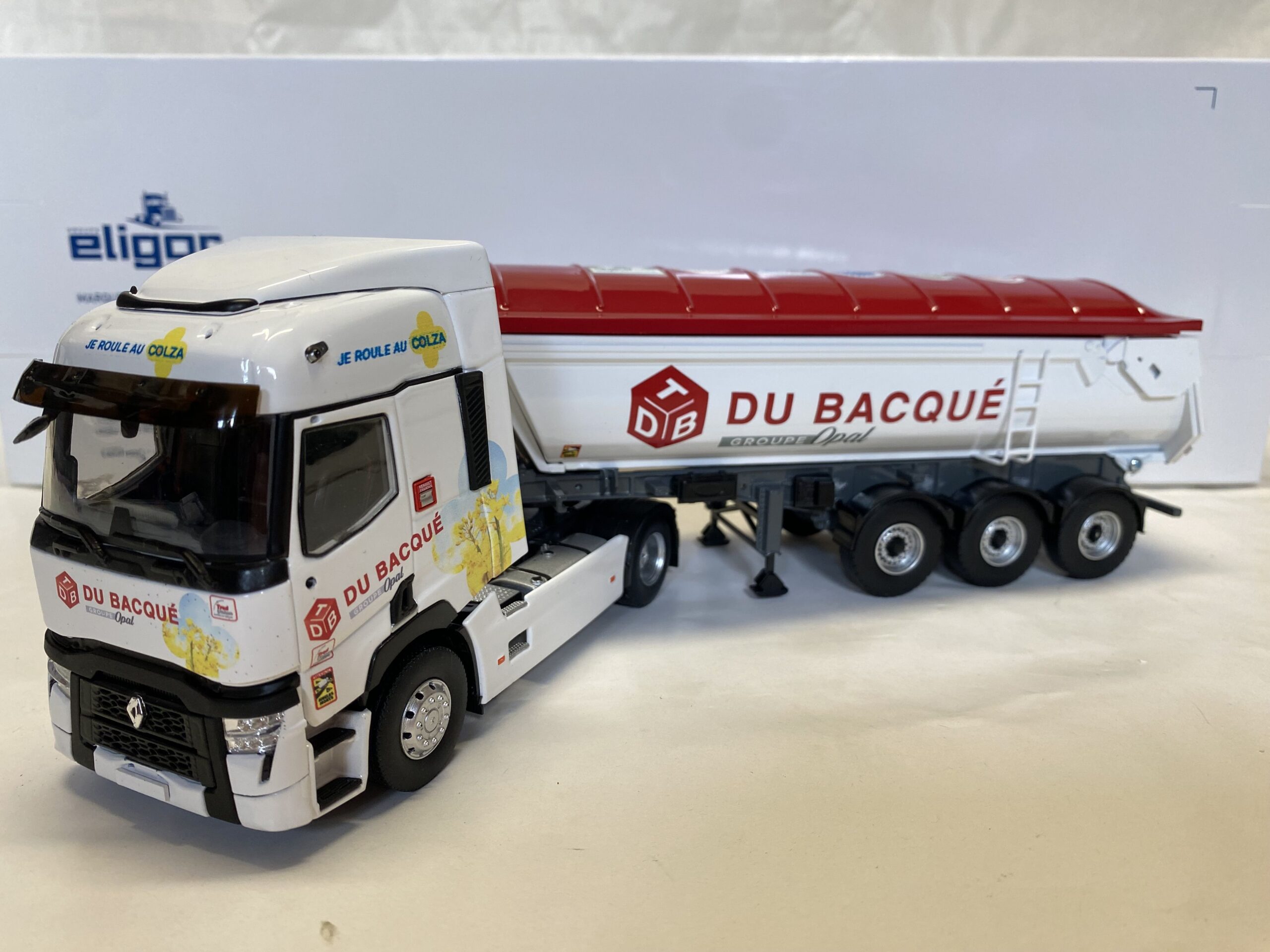 Renault T480 - benne / TP du Bacqué - Eligor 1/43°