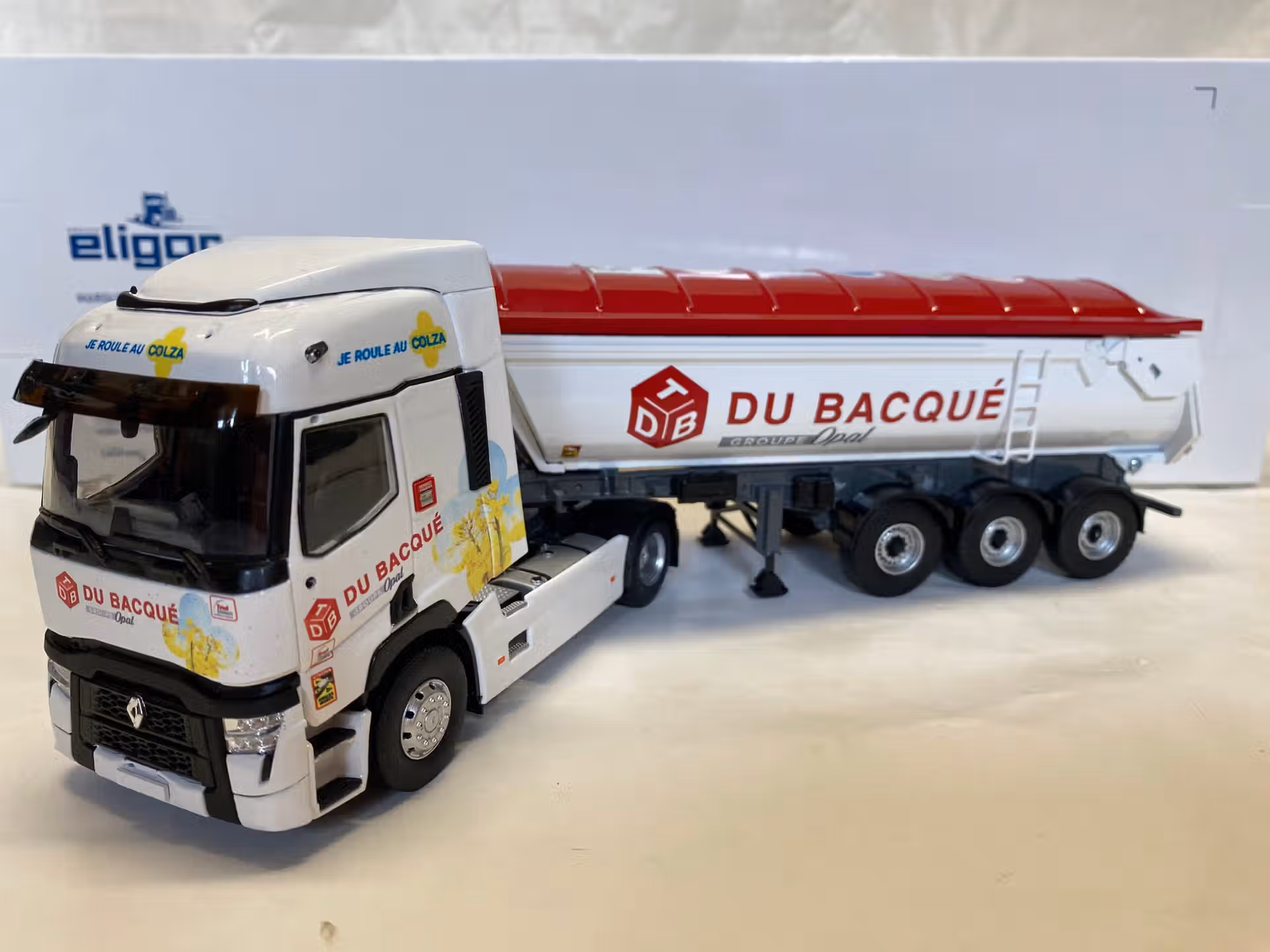 Renault T480 - benne / TP du Bacqué - Eligor 1/43°