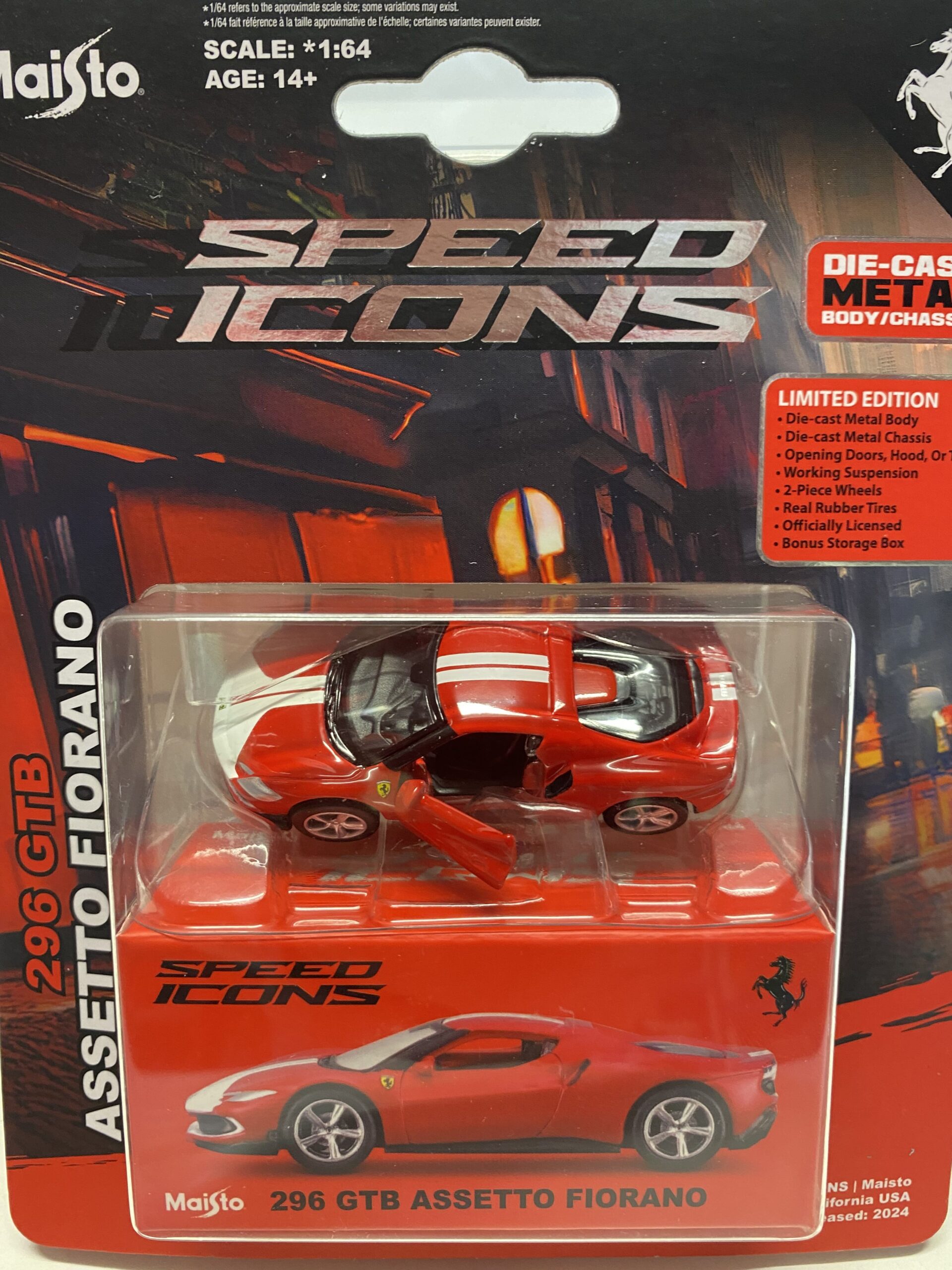 Ferrari 296 GTB 2021 1/64° Maisto