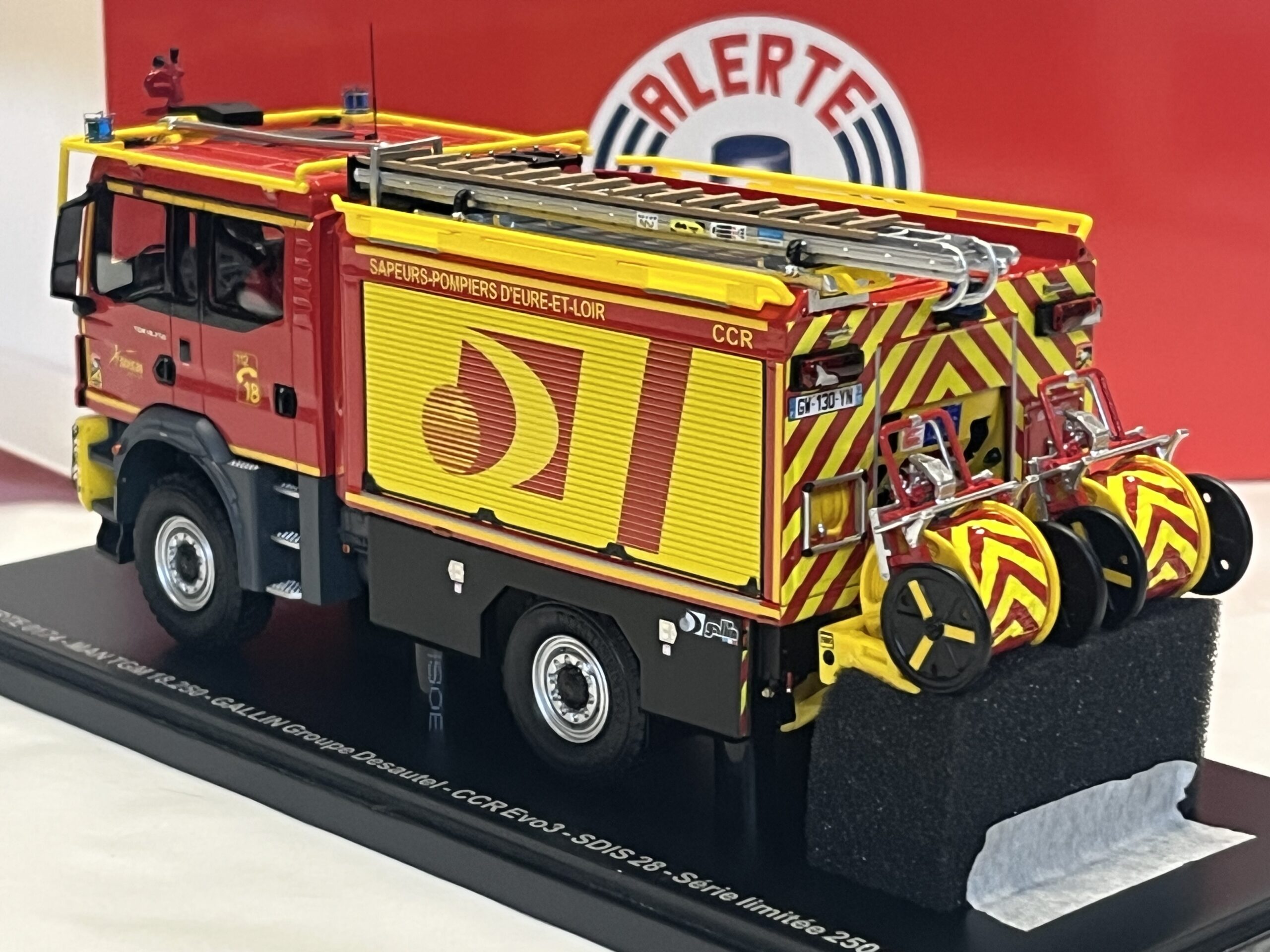 Camion Pompiers MAN Gallin Evo3 SDIS 28 Alerte 1/43° – Image 2