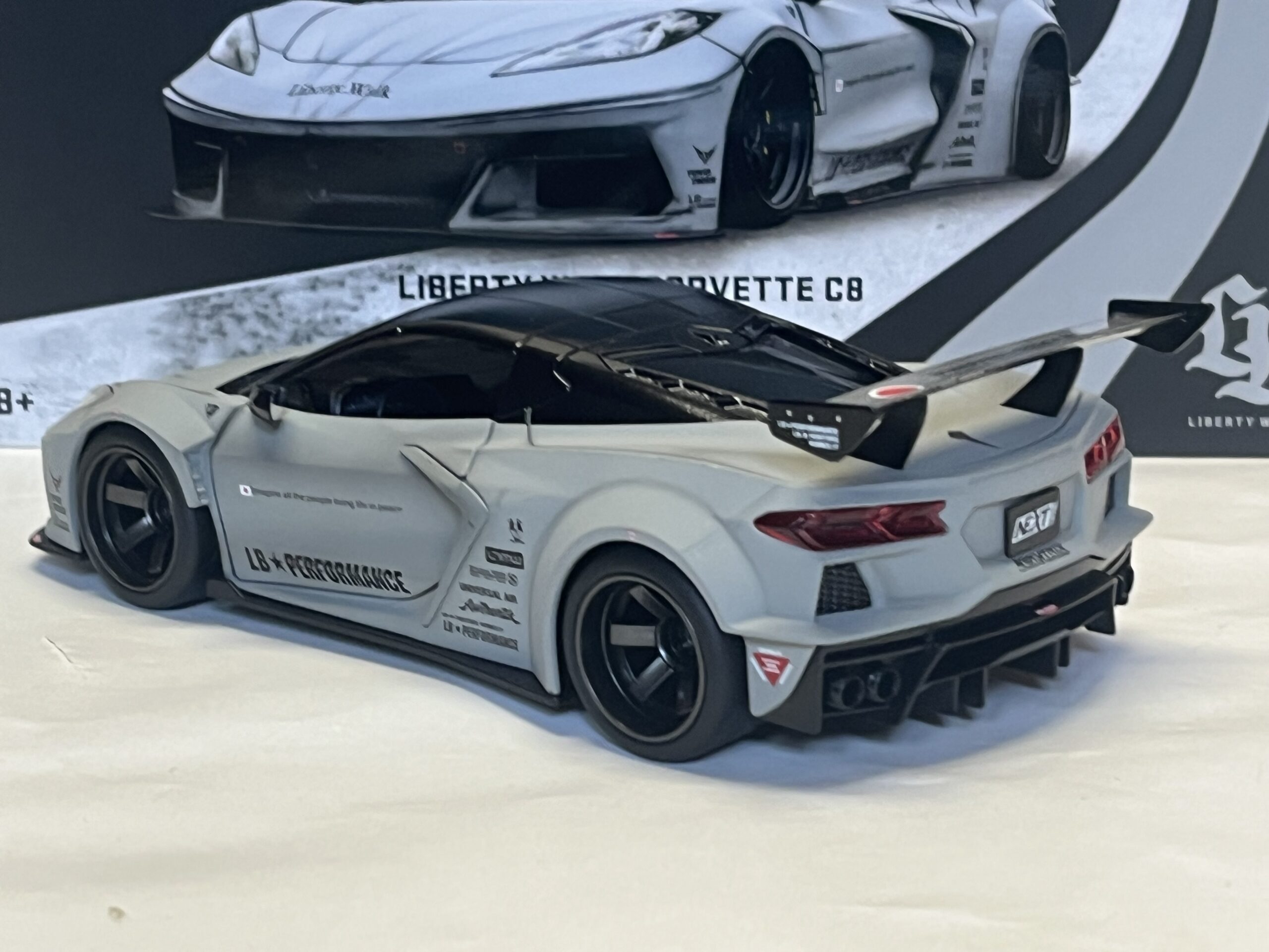 Chevrolet Corvette C8 Liberty Walk Fast and Furious Jadatoys 1/24° – Image 2