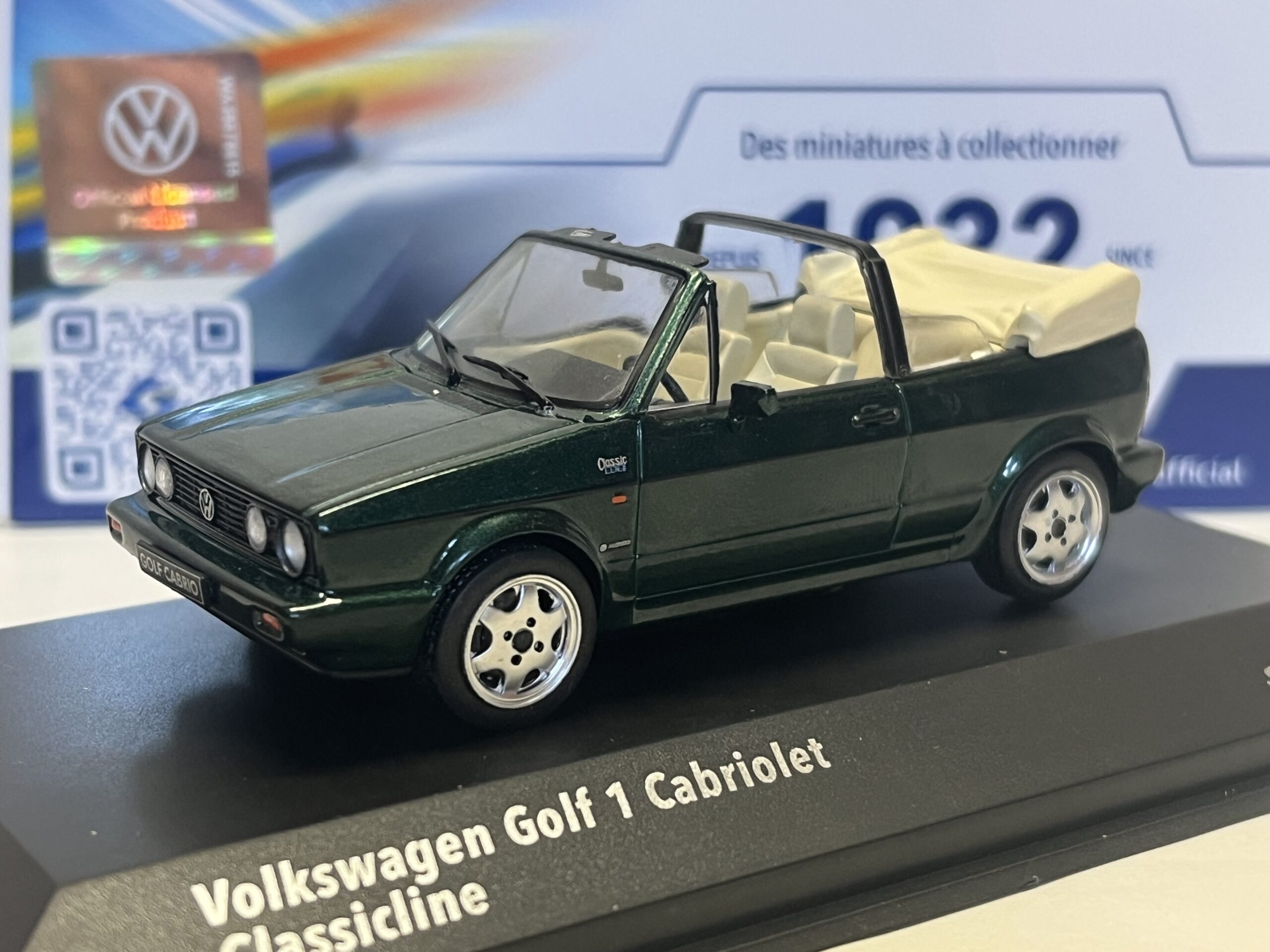Volkswagen Golf 1 cabriolet sportline Solido 1/43°