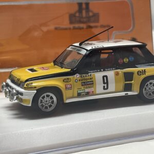 Renault 5 Turbo Monte Carlo 1980 Ragnotti avec 2 figurines 1/43