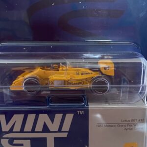 Lotus 99T N°12 Senna - 1er GP Monaco 1987 - MiniGt 1/64°
