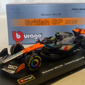 McLaren F1 MCL39 Norris Grande Bretagne 2025 Burago 1/43