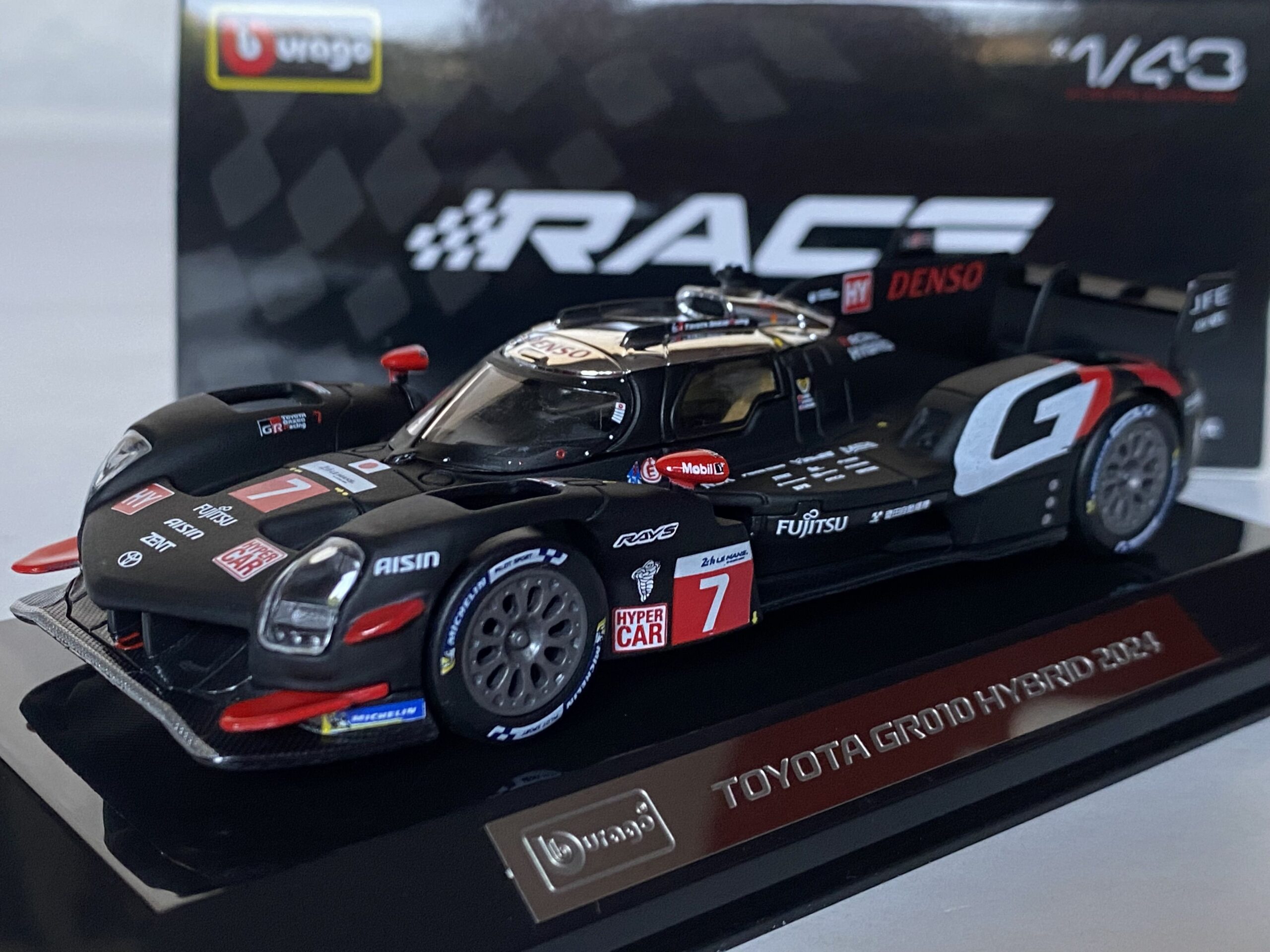 Toyota GR010 hybrid Le Mans 2024 Burago 1/43°