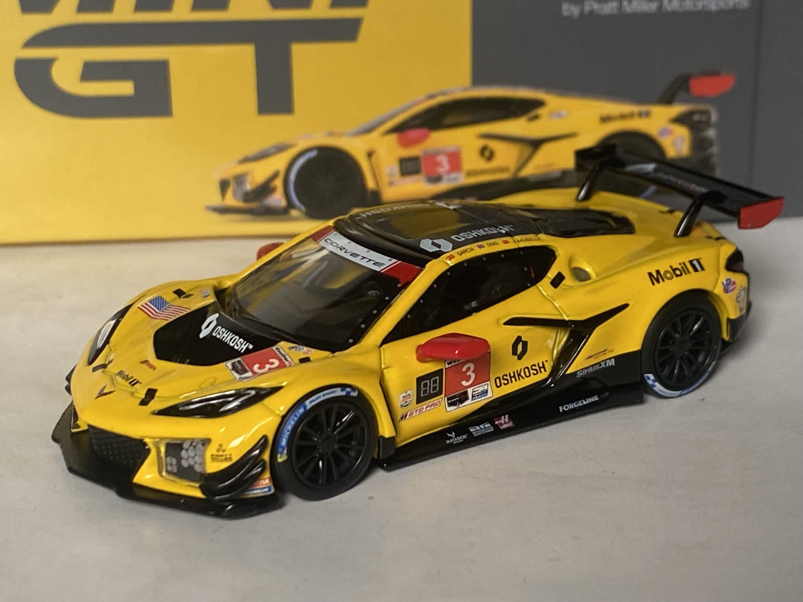 Chevrolet Corvette Z06 GT3 R - N°3 24h Daytona 2025 - 1/64° MiniGt