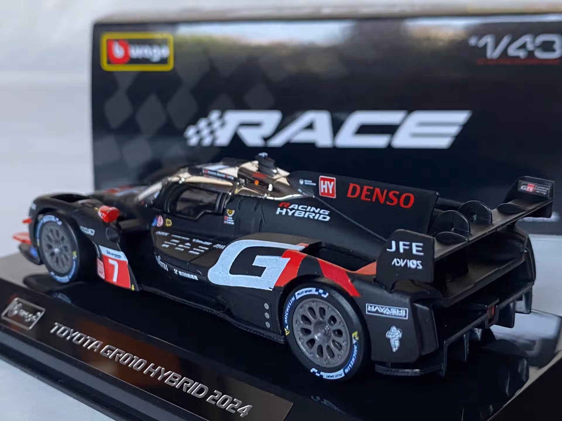 Toyota GR010 hybrid Le Mans 2024 Burago 1/43° – Image 2