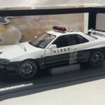 Nissan Skyline GT-R R34 BNR34 1999 Police Solido 1/18