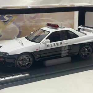 Nissan Skyline GT-R R34 BNR34 1999 Police Solido 1/18