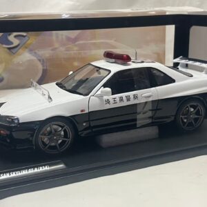 Nissan Skyline GT-R R34 BNR34 1999 Police Solido 1/18