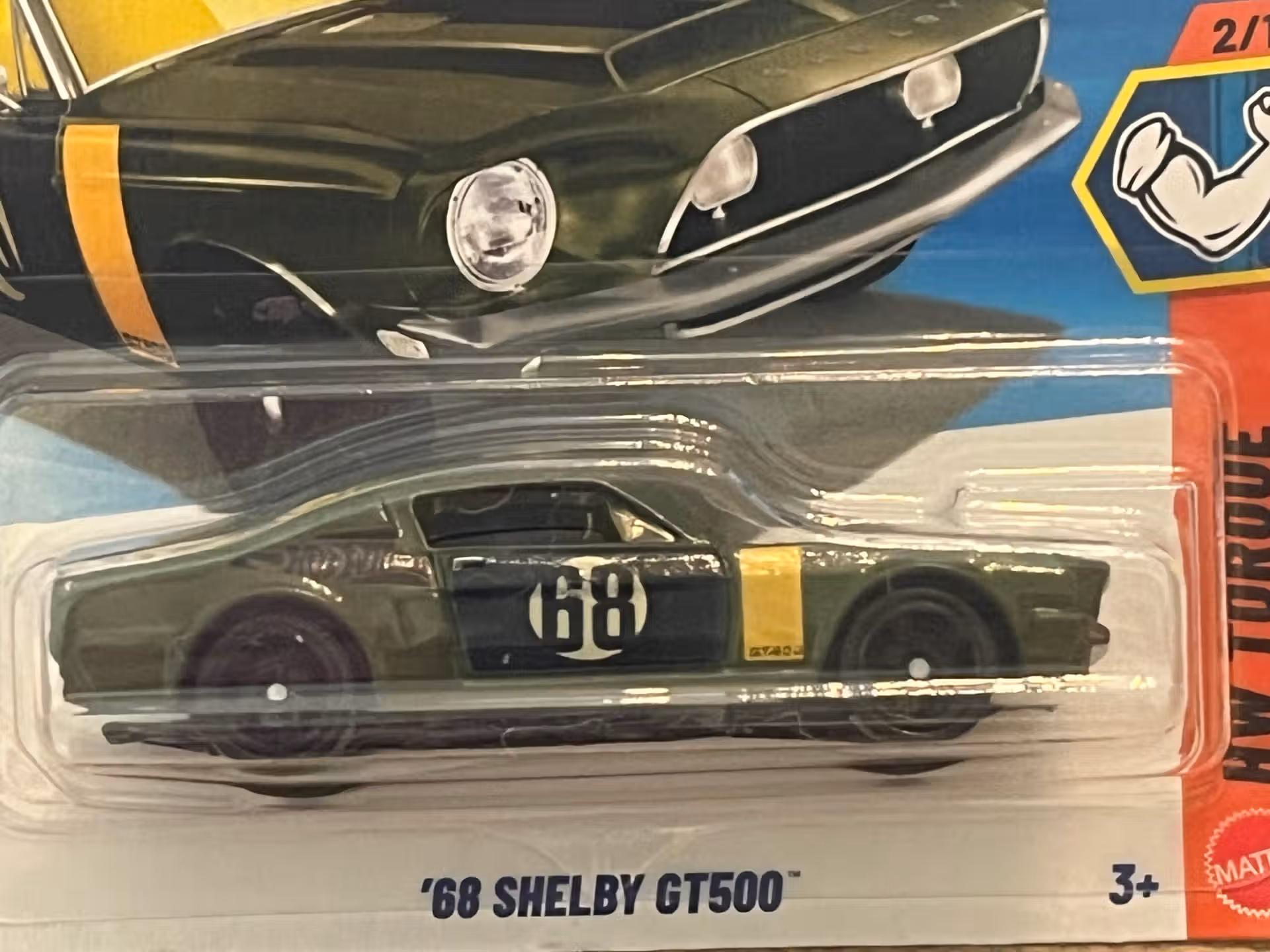 Ford Mustang Shelby GT500 1968 Hotwheels 1/64°
