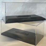 2 Boites Vitrine en Plexi - L14xlg7xH6cms 1/43°