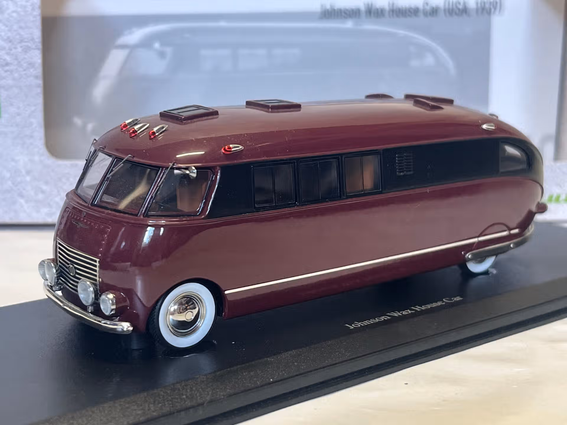 Johnson Wax camping car 1939 Autocult 1/43°