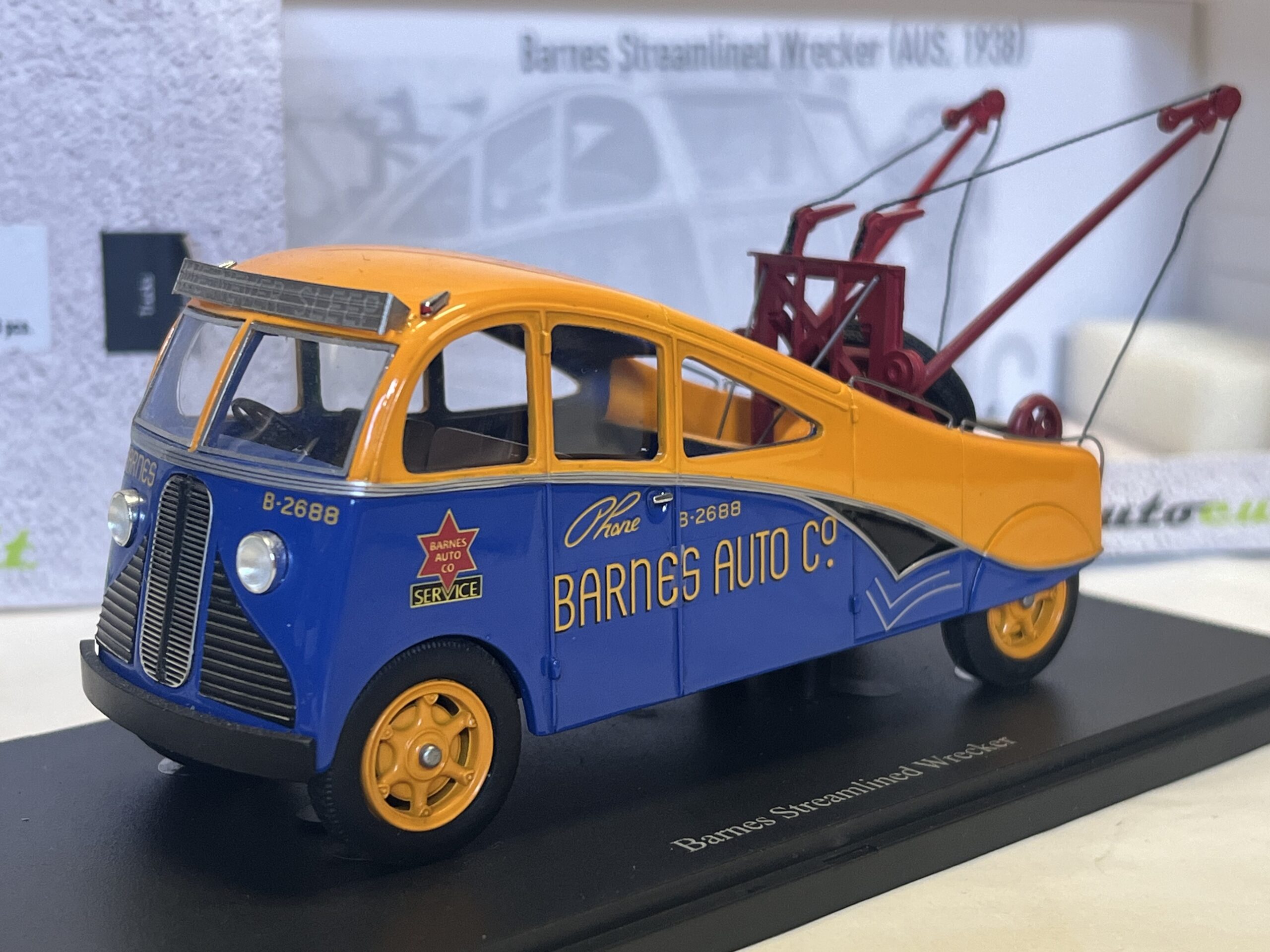 Streamlined Wrecker depannage 1938 Autocult 1/43°