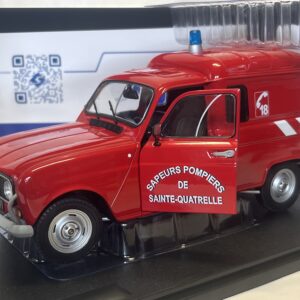 Renault 4L F4 1976 pompiers Solido 1/18°