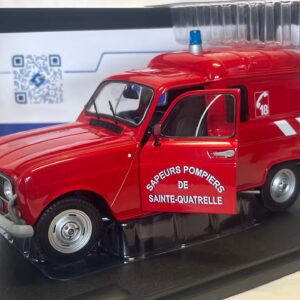 Renault 4L F4 1976 pompiers Solido 1/18°