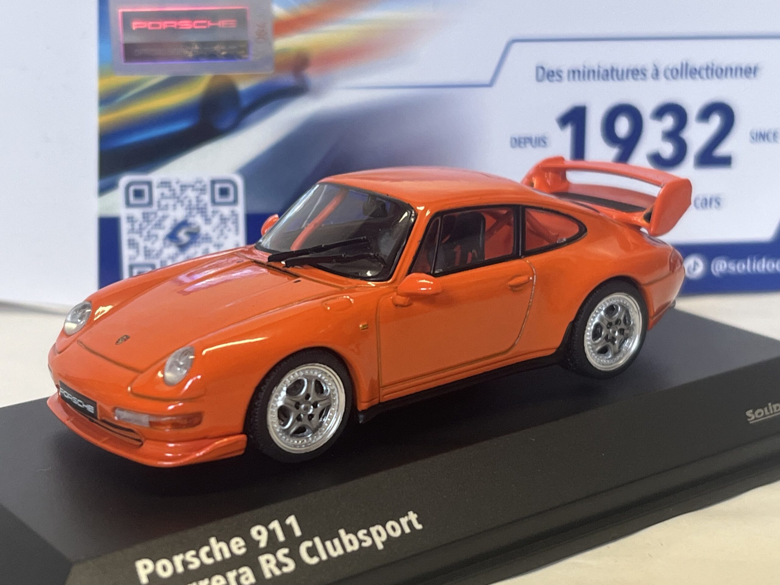 Porsche 911/993 RS Clubsport 1993 Solido 1/43°