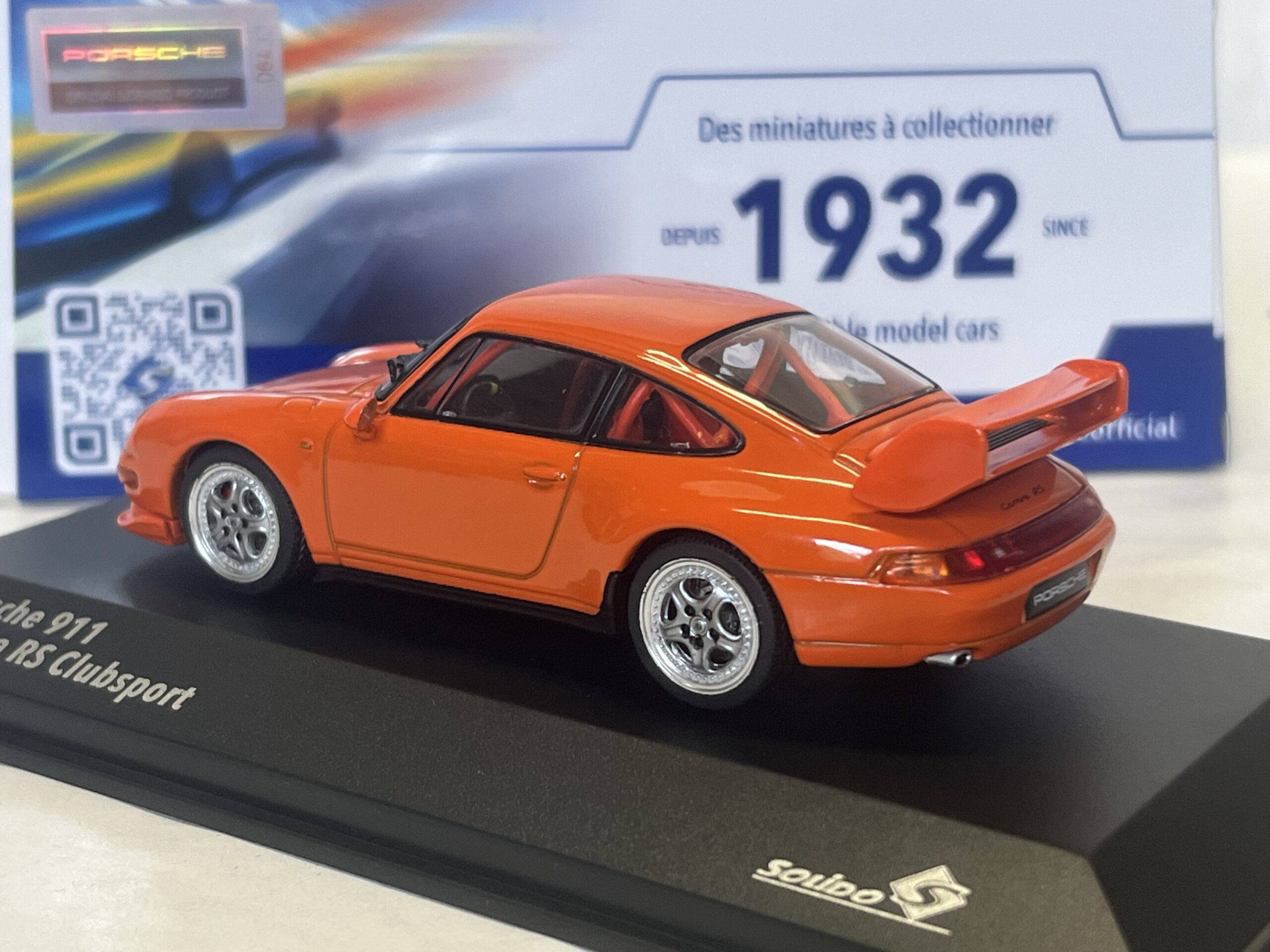 Porsche 911/993 RS Clubsport 1993 Solido 1/43° – Image 2