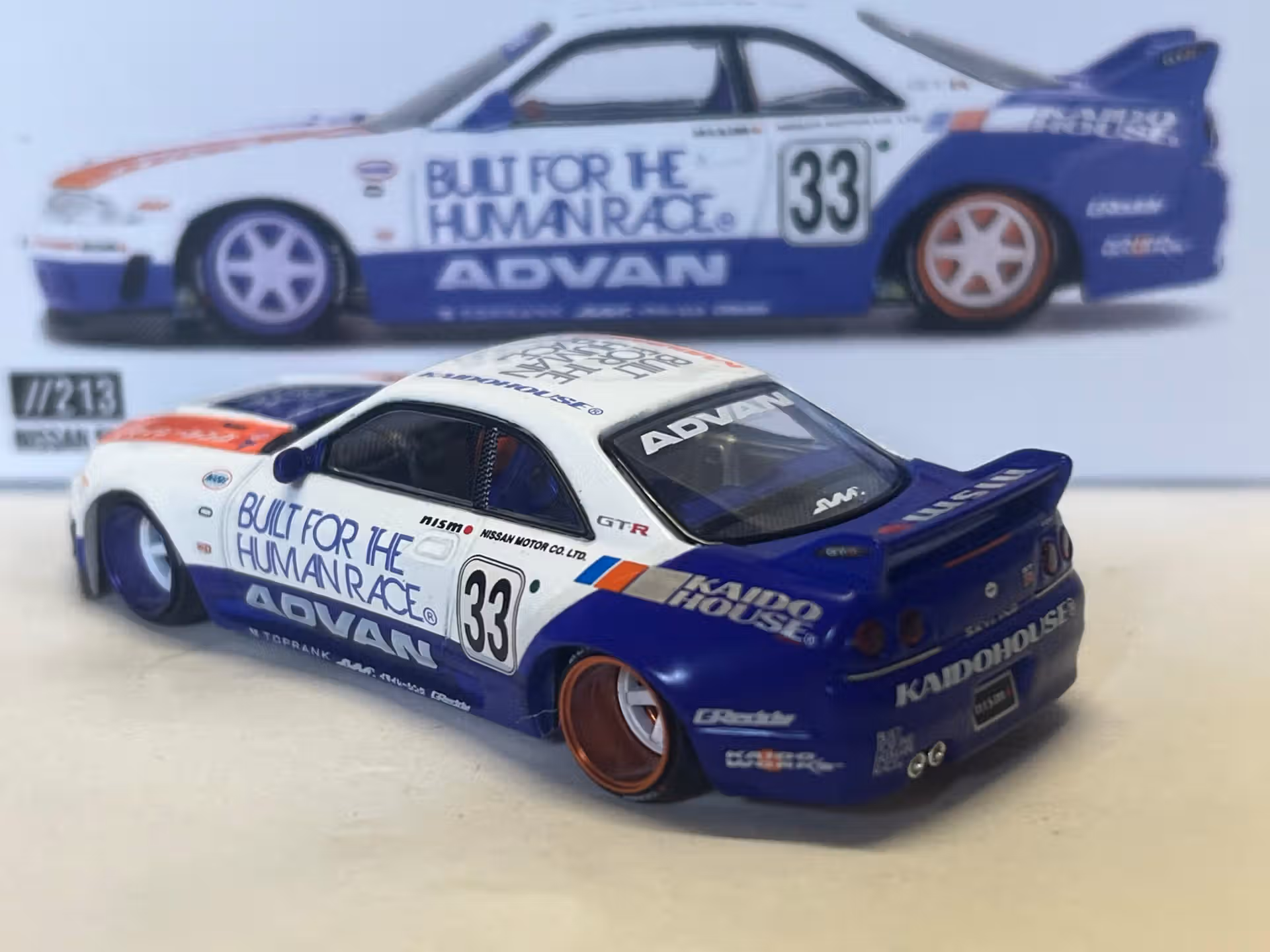 Nissan Skyline GTR R33 Kaido House 1/64° – Image 2