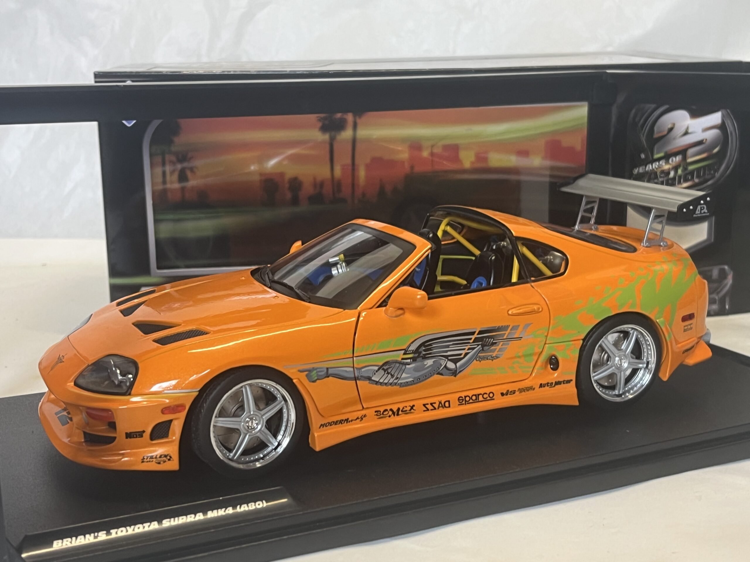 Toyota Supra Mk4 Fast and Furious 2001 Solido 1/18°