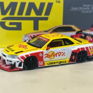 Nissan SKyline R34 Super Silhouette Okinawa 2025 MiniGt 1/64°