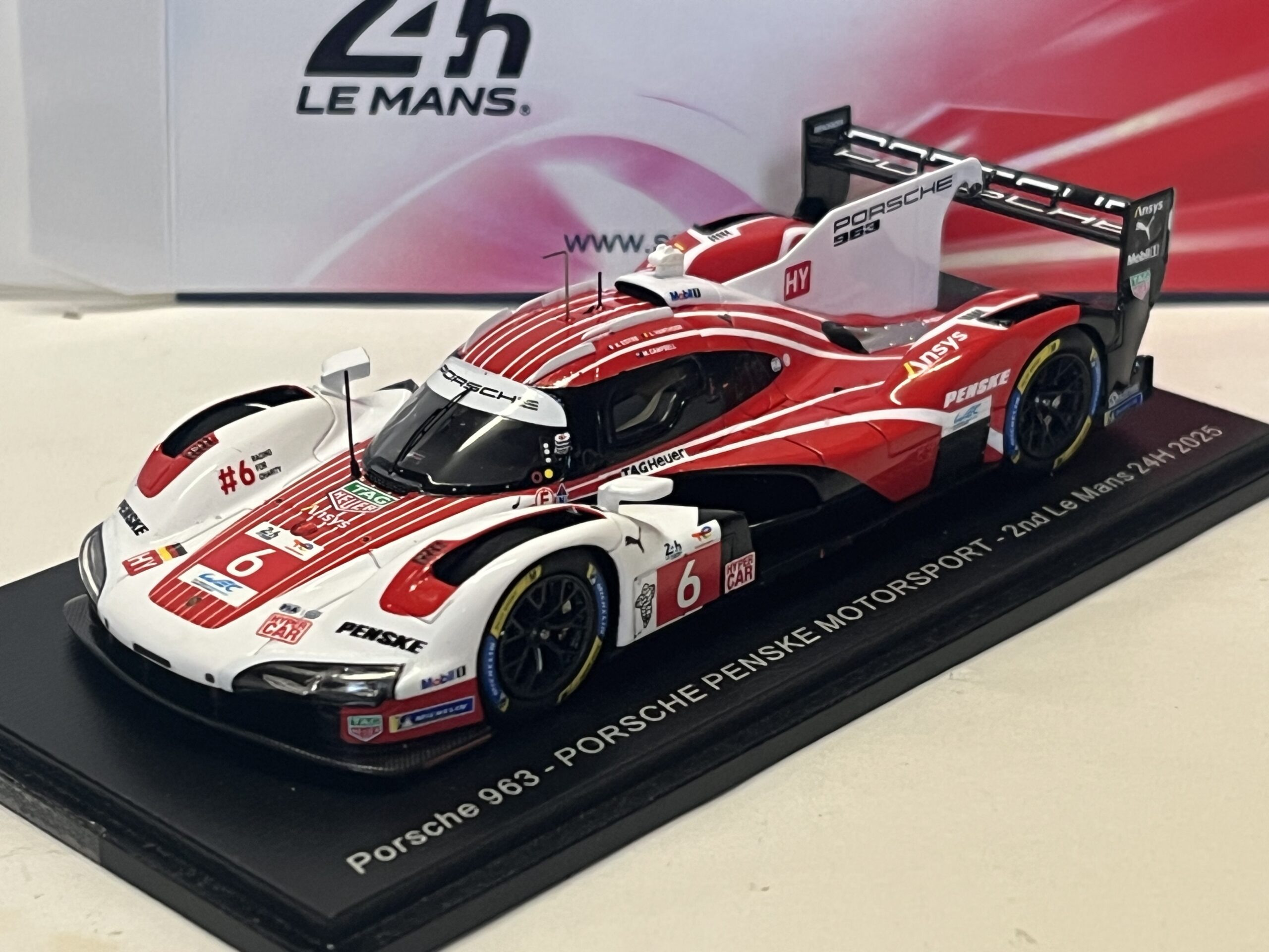 Porsche 963 Penske - N°6 second Le Mans 2025 Spark 1/43°
