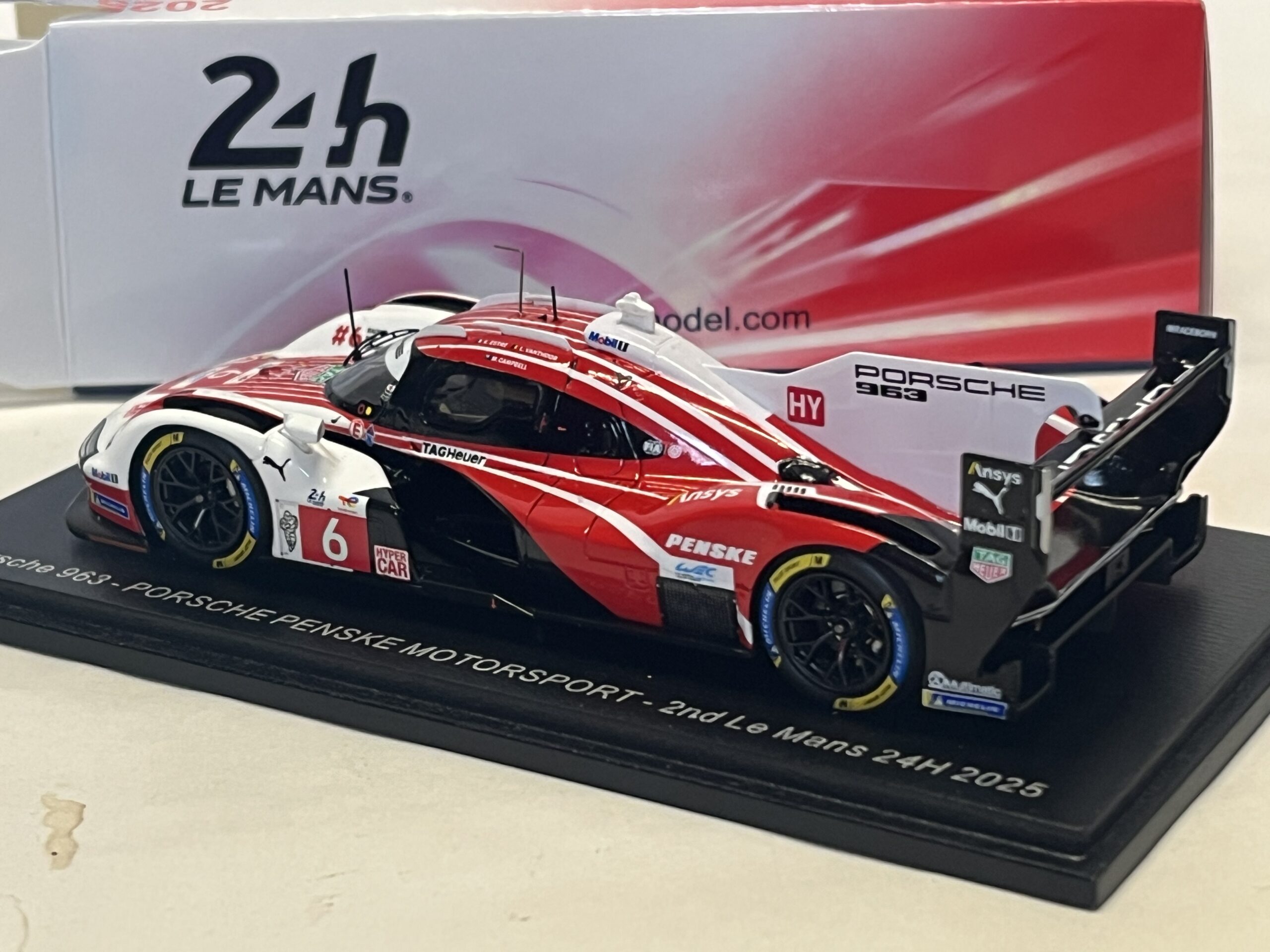 Porsche 963 Penske - N°6 second Le Mans 2025 Spark 1/43° – Image 2