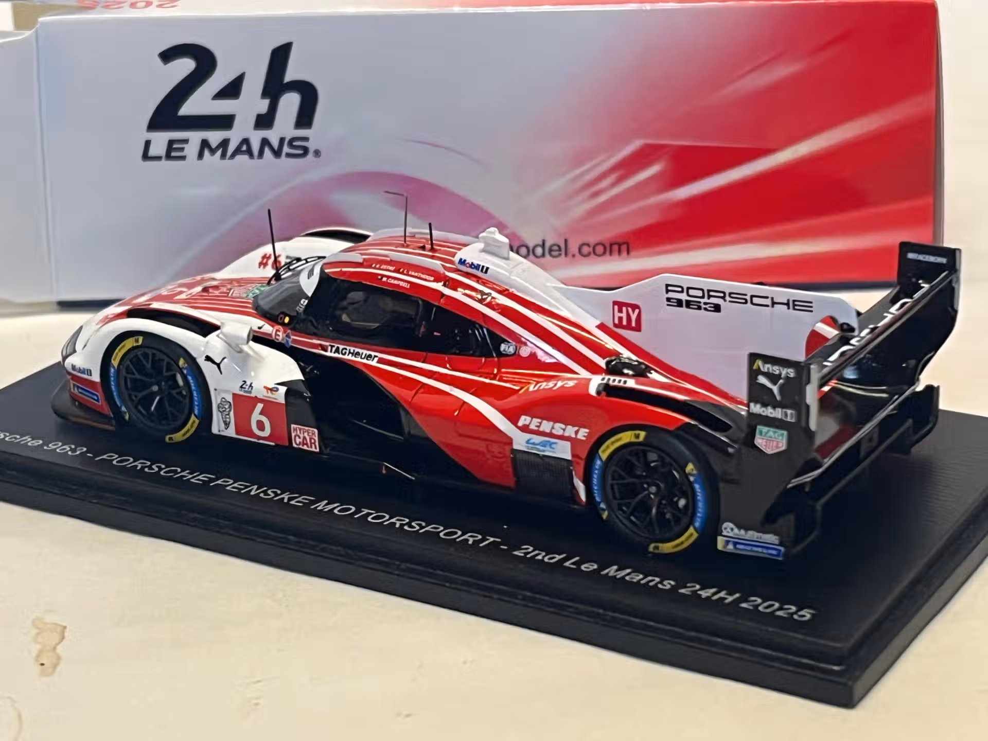 Porsche 963 Penske - N°6 second Le Mans 2025 Spark 1/43° – Image 2